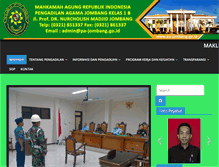 Tablet Screenshot of pa-jombang.go.id